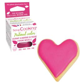 Spiselig Pulverfarge Rosa ScrapCooking