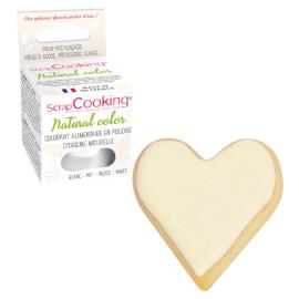 Spiselig Pulverfarge Hvit ScrapCooking