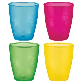 Plastglass Frosker 300 ml 4-pakning