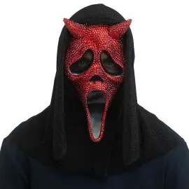 Djevelmaske med Rhinestone