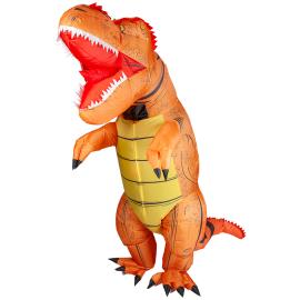Oppblåsbar Dinosaurkostyme Oransje