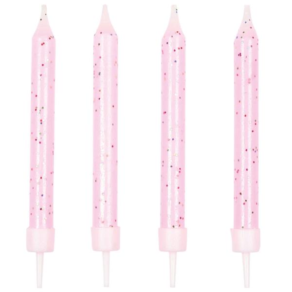 Glitrende Kakelys Rosa