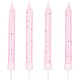 Glitrende Kakelys Rosa