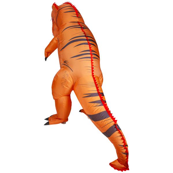 Oppblåsbar Dinosaurkostyme Oransje