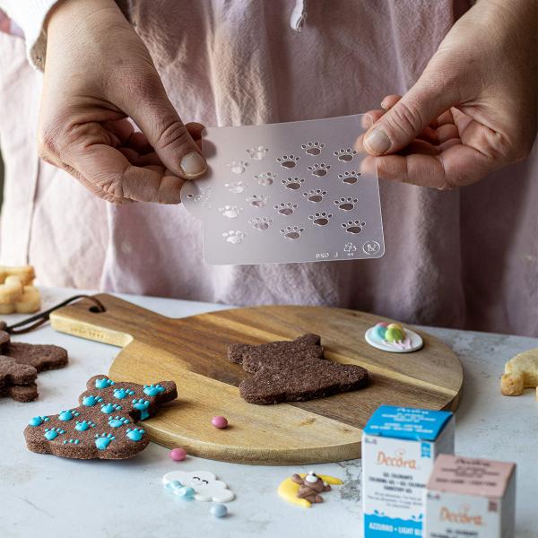 Bjørn/Gyngehest Kakeformer/Bakemaler 6-pakning