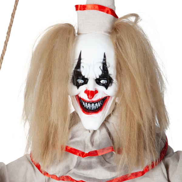 Animert Skrekk-klovn på Huske 140 cm