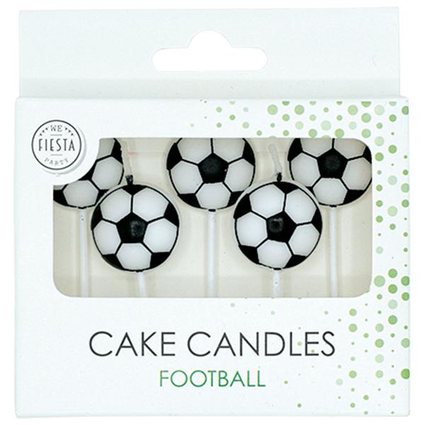 Kakelys Fotball 2,4 cm 5-pakning