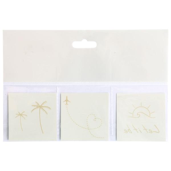 Midlertidige Tatoveringer Sommer 3-pakning