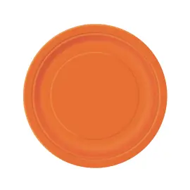 Desserttallerkener Oransje 8-pakning