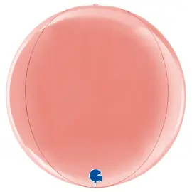 Globe Folieballong Rosegull