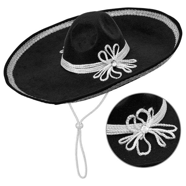 Sombrero Svart/Sølv