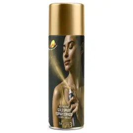 H&aring;r- og Kroppsfarge Glitter Spray Gull