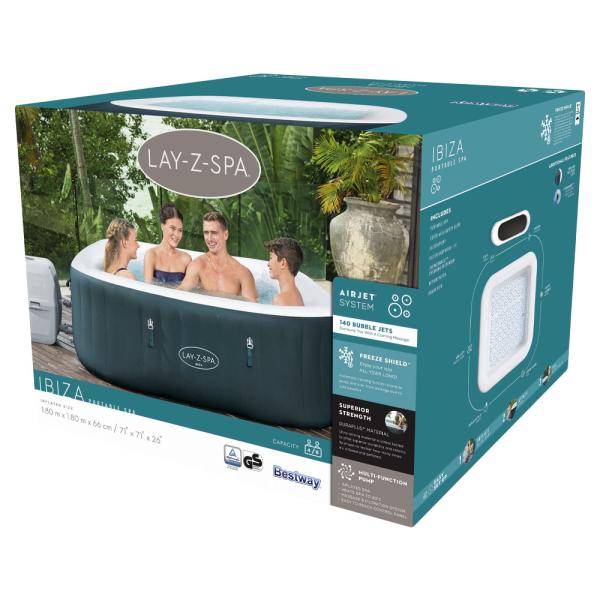 Lay Z Spa Ibiza Oppblåsbart Boblebad