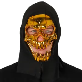 Monstermaske Metallic Gull