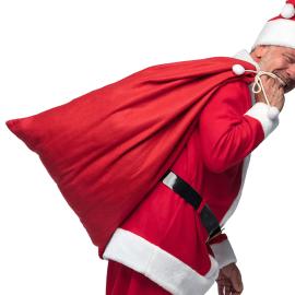 Julenisse R&oslash;d Julegavesekk