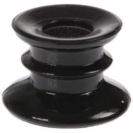Svart Lysestake 4 cm