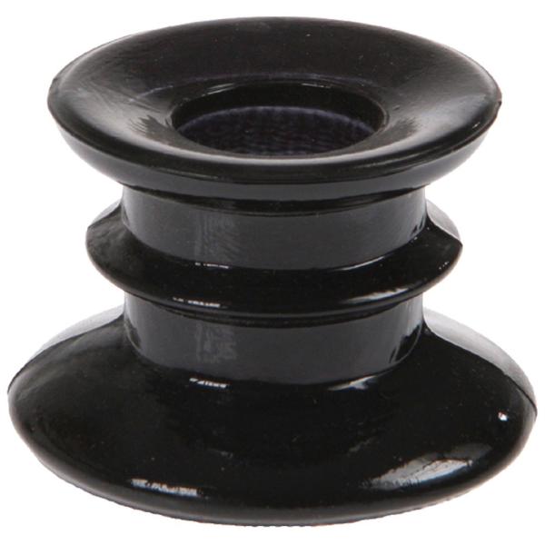 Svart Lysestake 4 cm