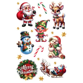 Midlertidige Tatoveringer med Julemotiv