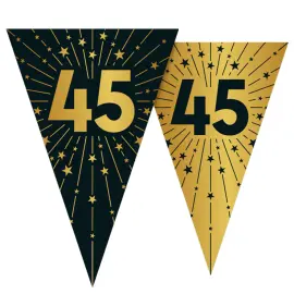 Vimpelgirlander med Stjerner og Tallet 45