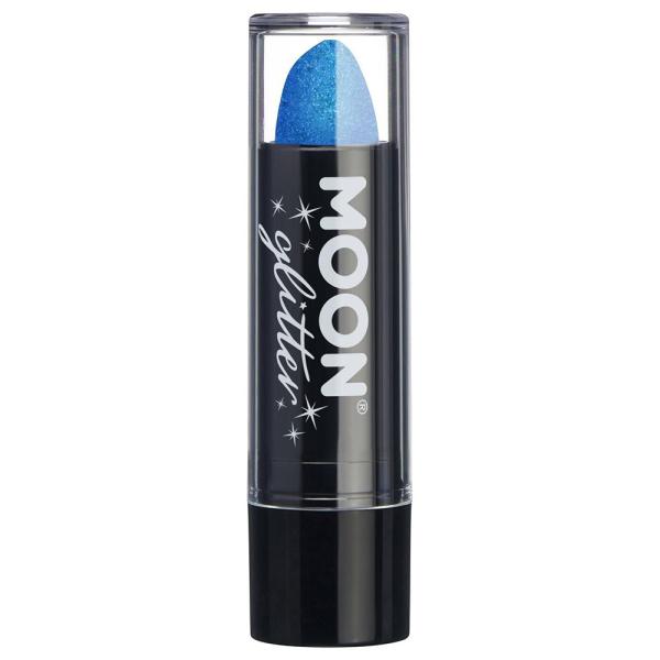 Moon Glitter Iriserende Glitter Leppestift Blå