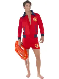 Baywatch med Korte Shorts Kostyme