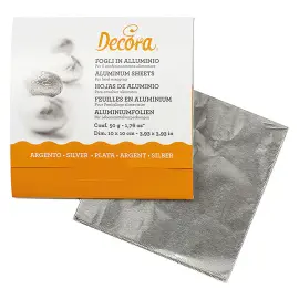 Godteripapir Folieark S&oslash;lv 150-pakning