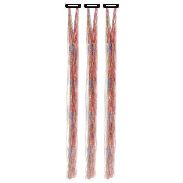 Hårstriper Glitter Flerfarget