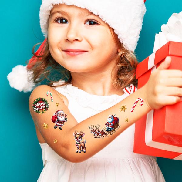 Midlertidige Tatoveringer med Julemotiv