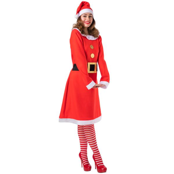 Mrs Santa Claus Drakt