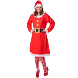 Mrs Santa Claus Drakt