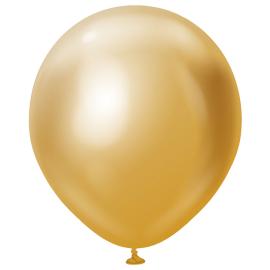 Latexballonger Gullkrom 45 cm