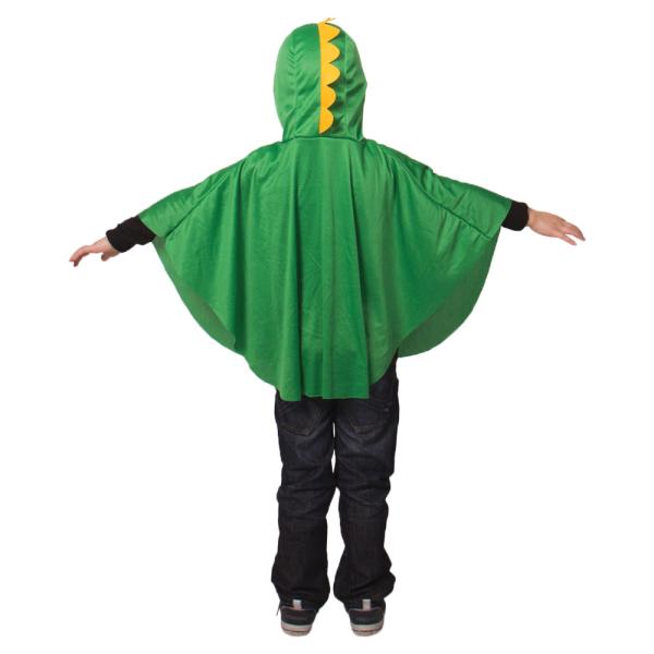 Drage Poncho Barn Grønn 5-9 år