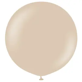 Latexballonger Hasseln&oslash;ttbrun 60 cm 2-pakning
