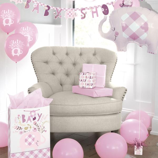 Pappkopper Rosa Elefant 27 cl 8-pakning