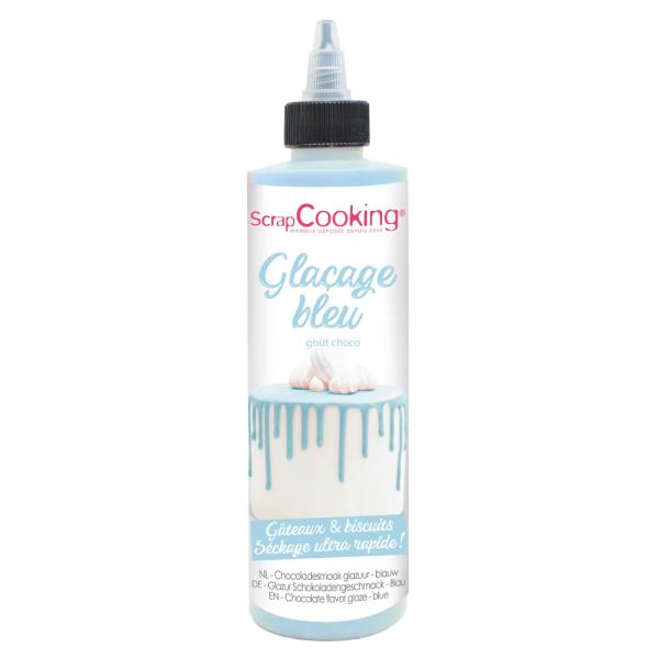 Sjokoladeglasur Lyseblå ScrapCooking