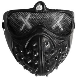 Maske med Nagler Svart