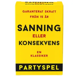 Sanning eller Konsekvens Kortspill 15+ &aring;r