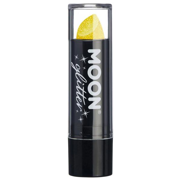 Moon Glitter Iriserende Glitter Leppestift Gul