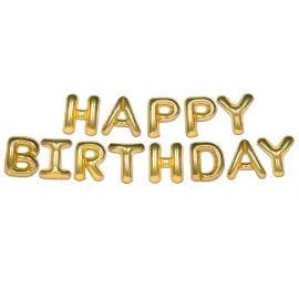 Ballonggirlander Happy Birthday Gull