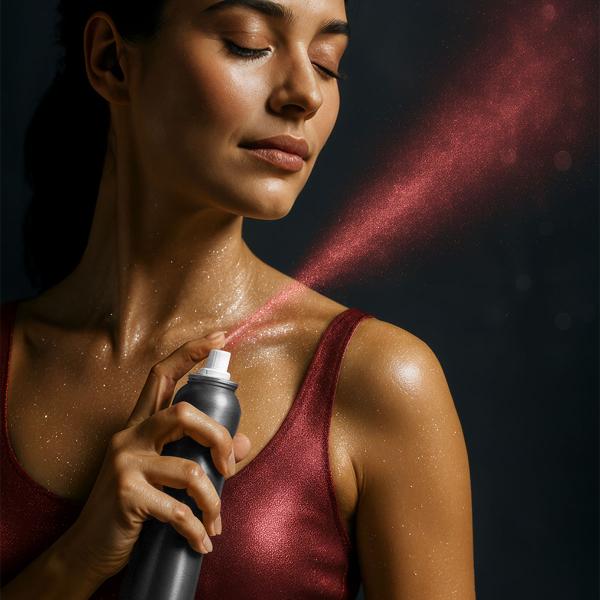 Hår- og Kroppsfarge Spray Rød