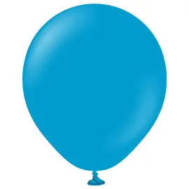 Latexballonger Karibisk Bl&aring; 45 cm