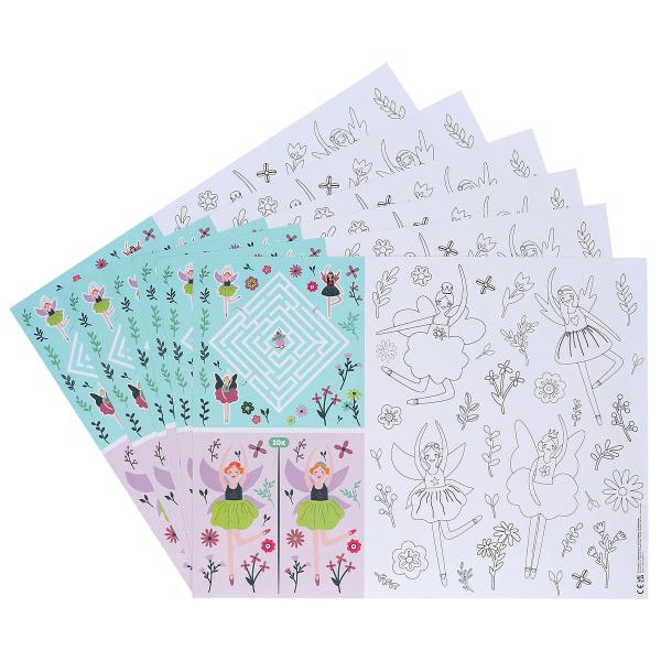 Aktivitetsbordbrikker Fabulous Fairy 6-pakning