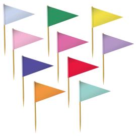 Partypicks Flagg 10-pakning