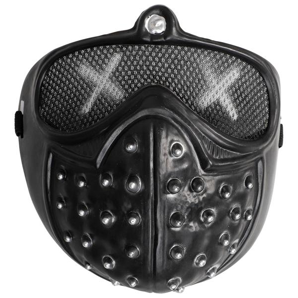 Maske med Nagler Svart