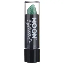 Moon Glitter Holografisk Glitter Leppestift Grønn