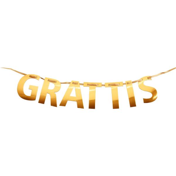 Grattis Banner Gull