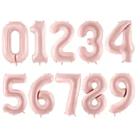 Tallballong Pastellrosa