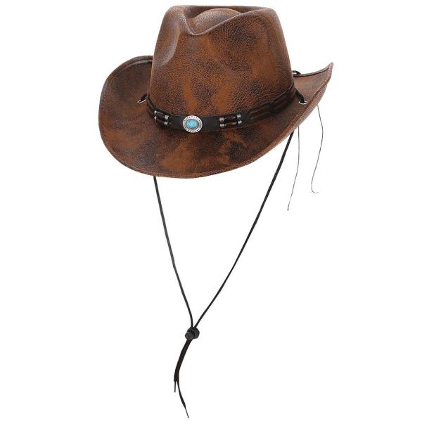 Cowboyhatt Brun Western