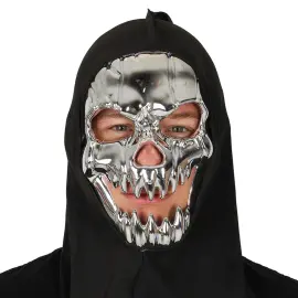 Monstermaske Metallic S&oslash;lv
