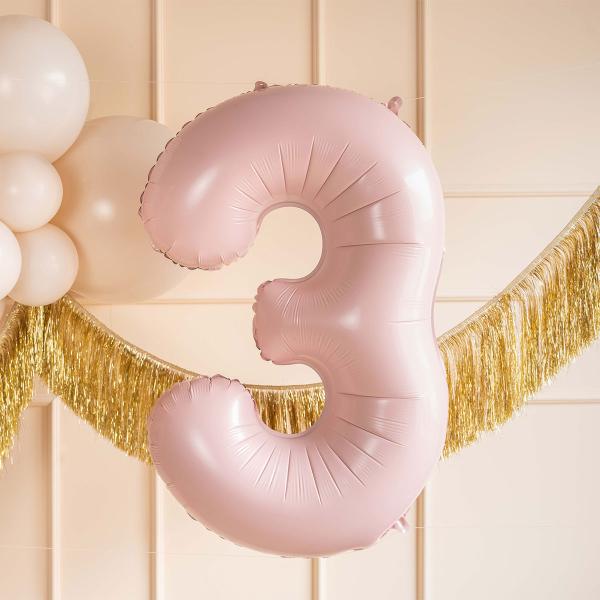 Tallballong Pastellrosa